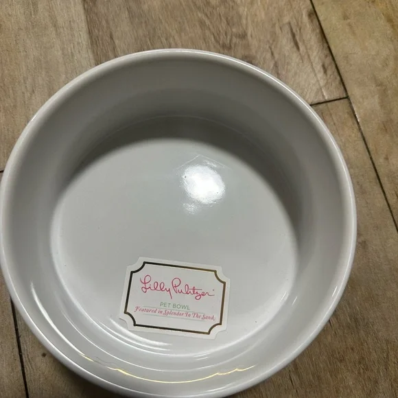 Lilly Pulitzer dog bowl